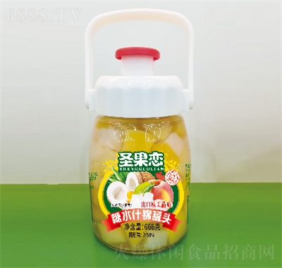 圣果戀水果罐頭食品糖水什錦罐頭666克